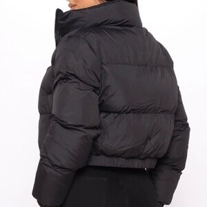 ANWND Puffer Jacket Black Size Medium NWOT